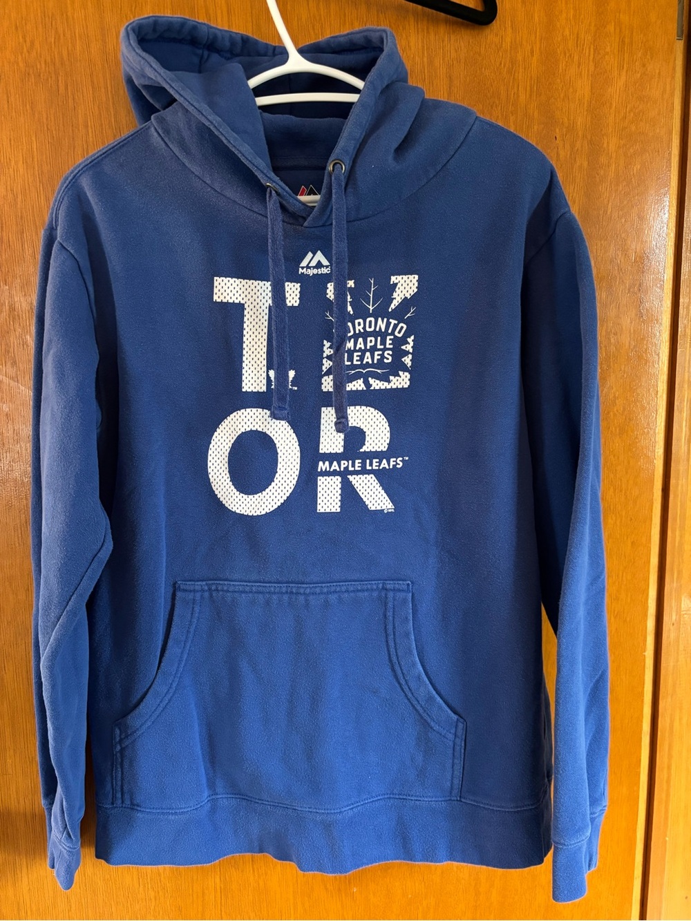Majestic Toronto Maple Leafs Navy Blue Pullover Hoodie